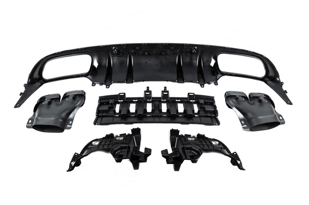 Body kit with diffuser for Coupe (Black Mamba C63GT design) for Mercedes C-class W205 2014-2021 - image 10