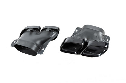 Rear diffuser with tips Black (for Coupe design AMG63) for Mercedes C-сlass W205 2014-2021 - image 7