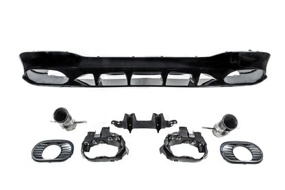 Rear diffuser with inserts (CLA35 design) for Mercedes CLA C118 2019↗︎ - image 2