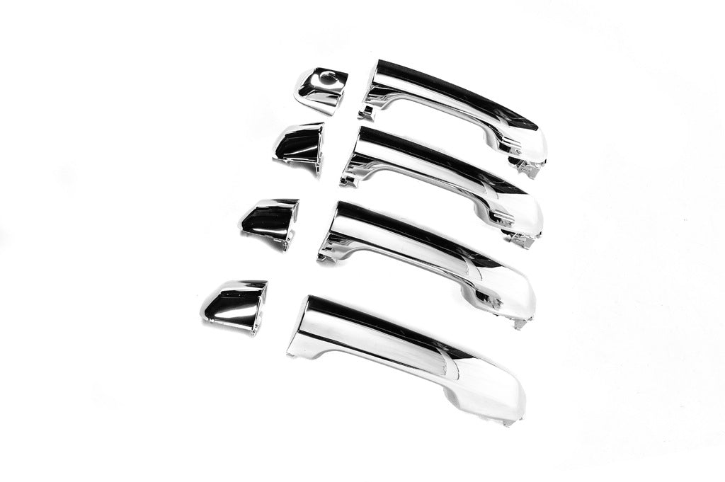 Door handles assembly 2015↗︎ (Chrome, 4 pcs) for Toyota Land Cruiser Prado 150 2009-2023 - image 2