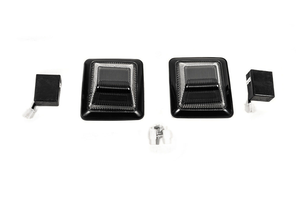 Turn Signal Lights Black Design (2 pcs) for Mercedes G сlass W463 1990-2018 - image 1