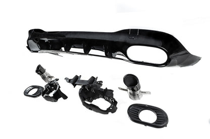 Rear diffuser with exhaust tips (CLA35 design) for Mercedes CLA C118 2019- - image 5