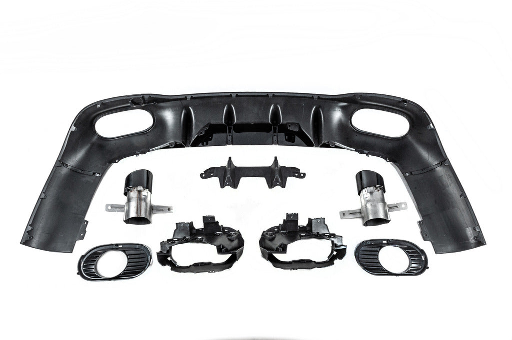 Rear diffuser with exhaust tips (CLA35 design) for Mercedes CLA C118 2019- - image 6