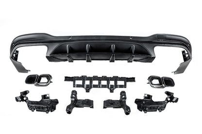 Rear Diffuser with Tips Black (AMG63 Design) for Mercedes GLC X253 2015-2022 - image 3