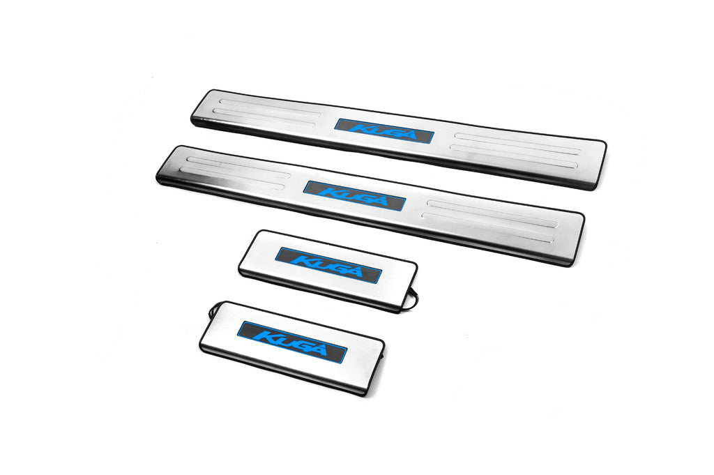 Libao LED Door Sill Plates (4 pcs, Stainless Steel) for Ford Kuga/Escape 2013-2019 - image 5