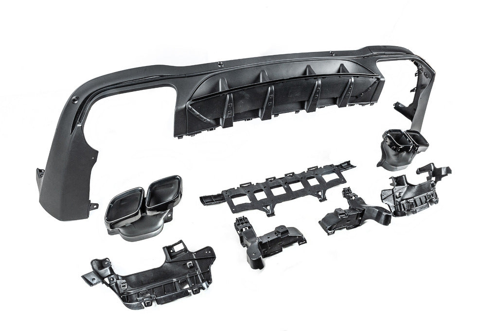 Rear Diffuser with Tips Black (AMG63 Design) for Mercedes GLC X253 2015-2022 - image 5