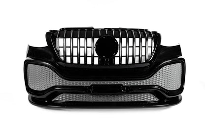 Front bumper with ABS grille (primed for painting) for Mercedes Sprinter W907/W910 2018- - image 4