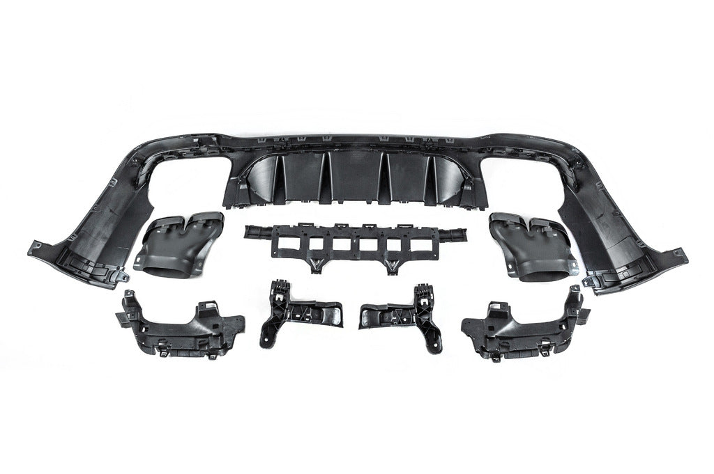 Rear Diffuser with Tips Black (AMG63 Design) for Mercedes GLC X253 2015-2022 - image 6