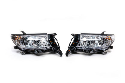 Front Reflector Headlights Original (2017+, 2 pcs) for Toyota Land Cruiser Prado 150 2009-2023 - image 2