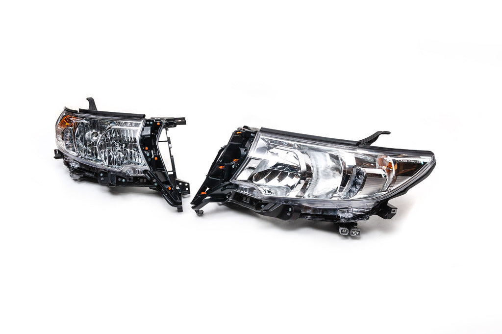 Front Reflector Headlights Original (2017+, 2 pcs) for Toyota Land Cruiser Prado 150 2009-2023 - image 1