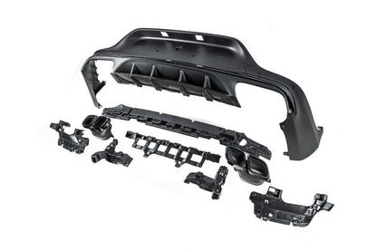 Rear diffuser with Black inserts (AMG63 Design) for Mercedes GLC coupe C253 - image 3