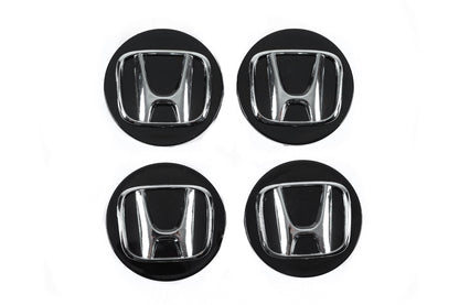 Wheel center caps 69/64 mm 7718 (4 pcs) for Honda - image 2