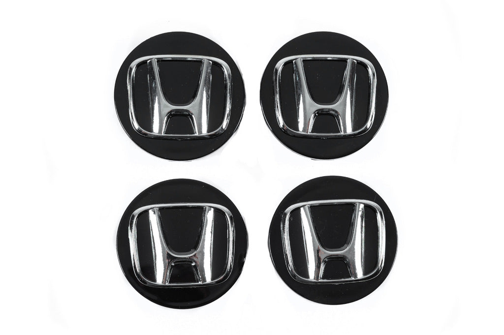 Wheel center caps 69/64 mm 7718 (4 pcs) for Honda - image 2