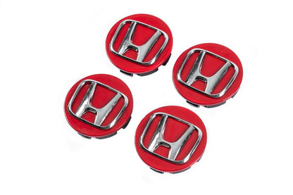 Wheel caps 69/64 mm 7721 (4 pcs.) for Honda - Reelken Auto