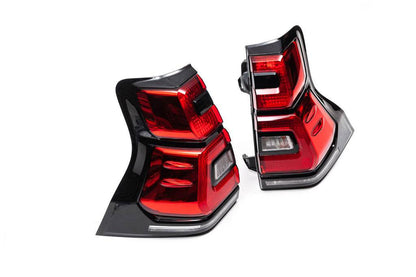 LED taillights (2017-2023, 2 pcs) for Toyota Land Cruiser Prado 150 - Reelken Auto