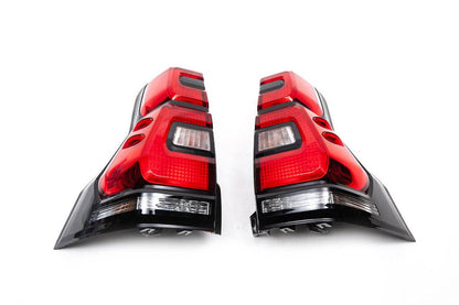 LED taillights (2017-2023, 2 pcs) for Toyota Land Cruiser Prado 150 - Reelken Auto