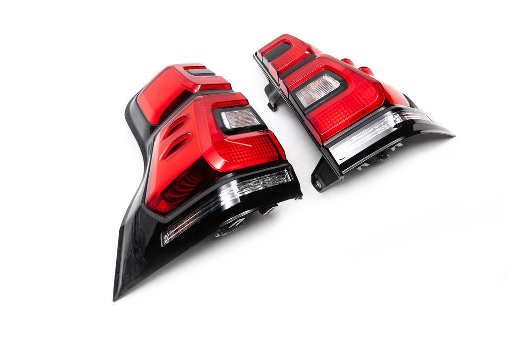 LED taillights (2017-2023, 2 pcs) for Toyota Land Cruiser Prado 150 - Reelken Auto