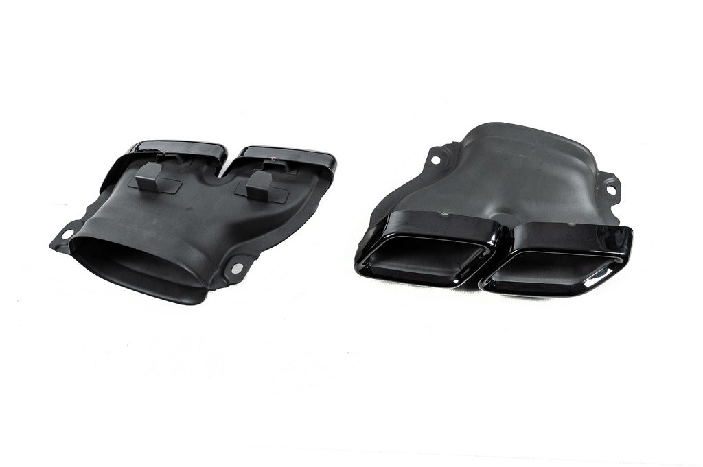 Rear Diffuser with Tips Black (2018-2020) for Mercedes S-class C217 Coupe 2014-2020 - image 8