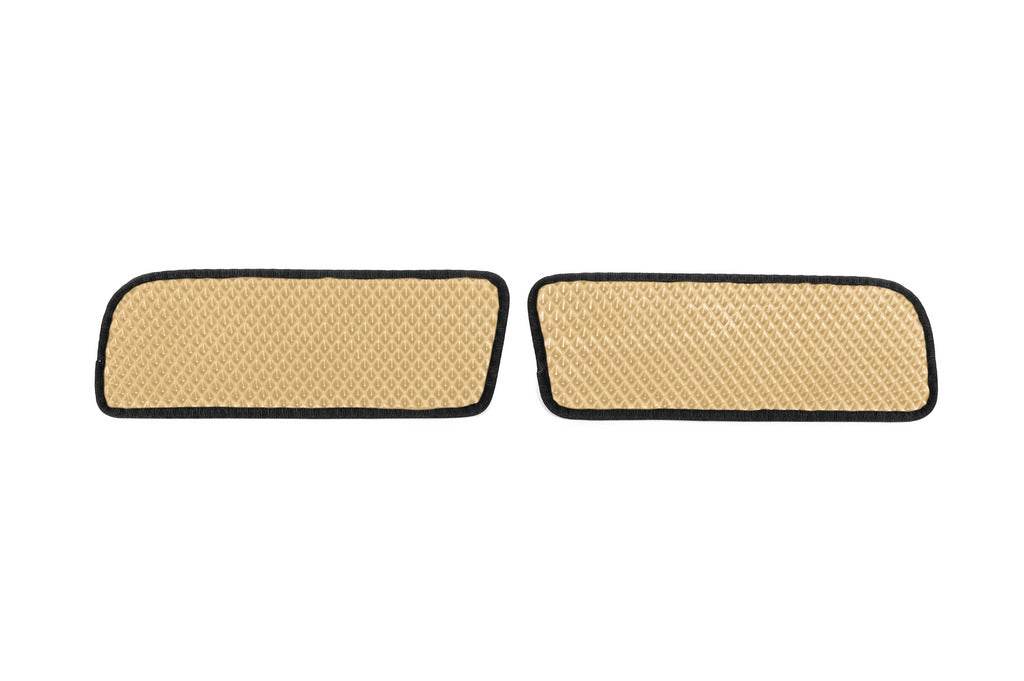 Doormats (2 pcs., EVA, Beige) for Volkswagen Crafter 2016- - Reelken Auto