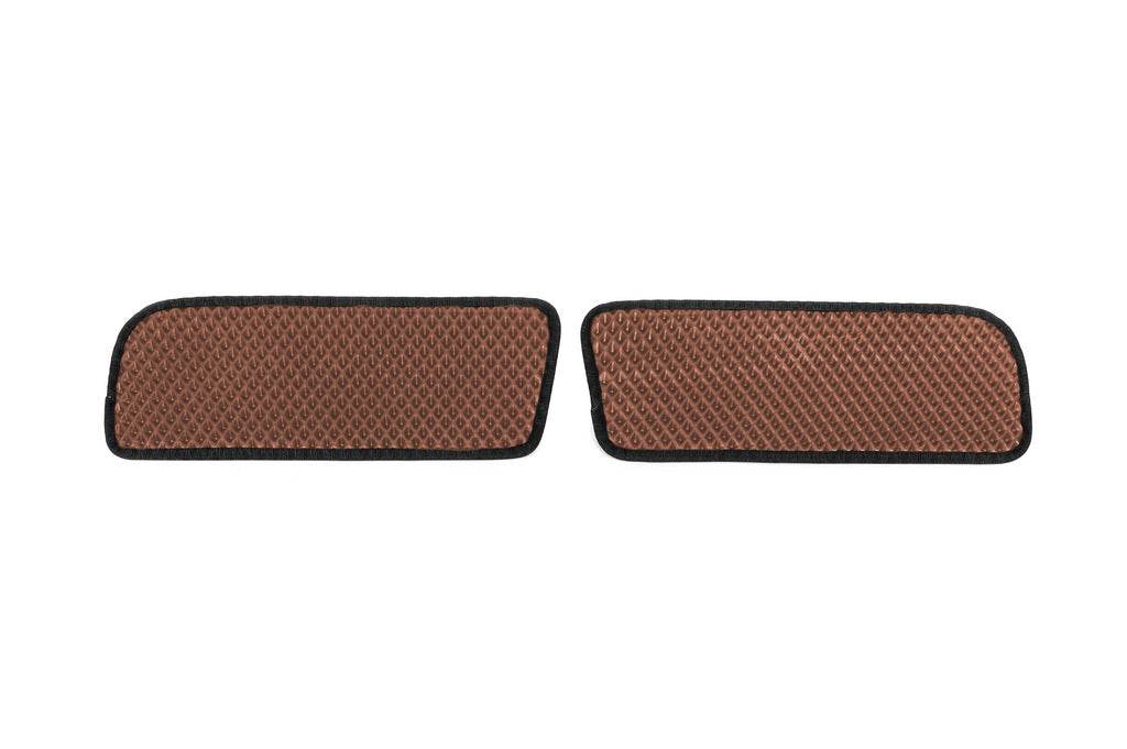 Door sill mats (2 pcs, EVA, Brown) for Volkswagen Crafter 2016- - Reelken Auto