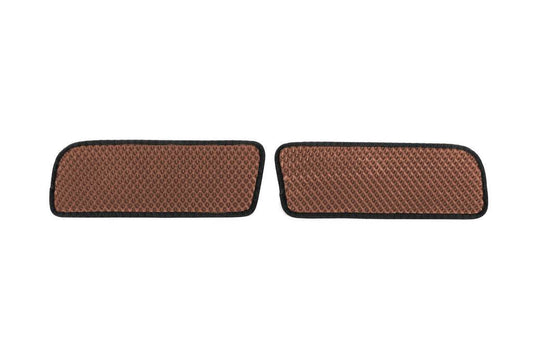 Door sill mats (2 pcs, EVA, Brown) for Volkswagen Crafter 2016- - Reelken Auto