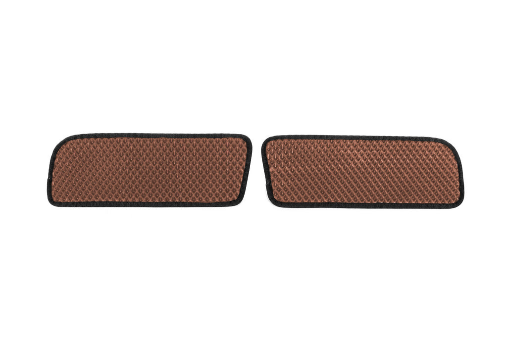 EVA Door Sill Mats (2 pcs, Brown) for Volkswagen Crafter 2016- - image 1
