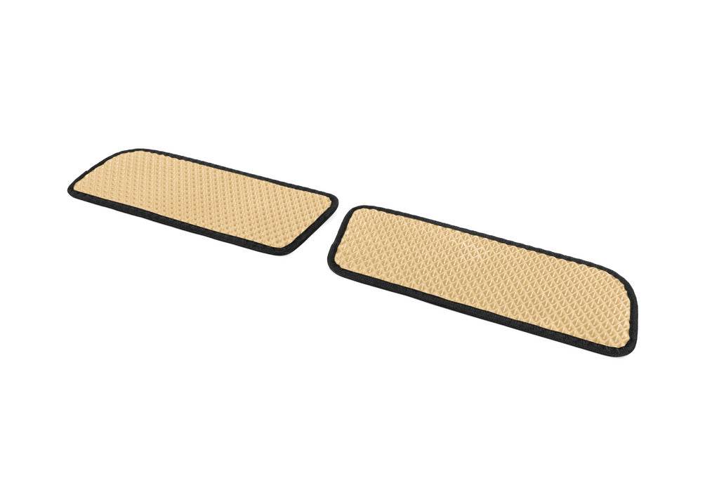 Doormats (2 pcs., EVA, Beige) for Volkswagen Crafter 2016- - Reelken Auto
