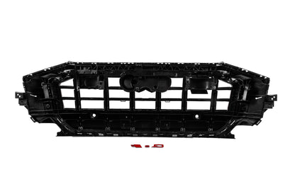 Front Grille SQ-Style (2018-2023, black with chrome) for Audi Q8 2018- - image 4