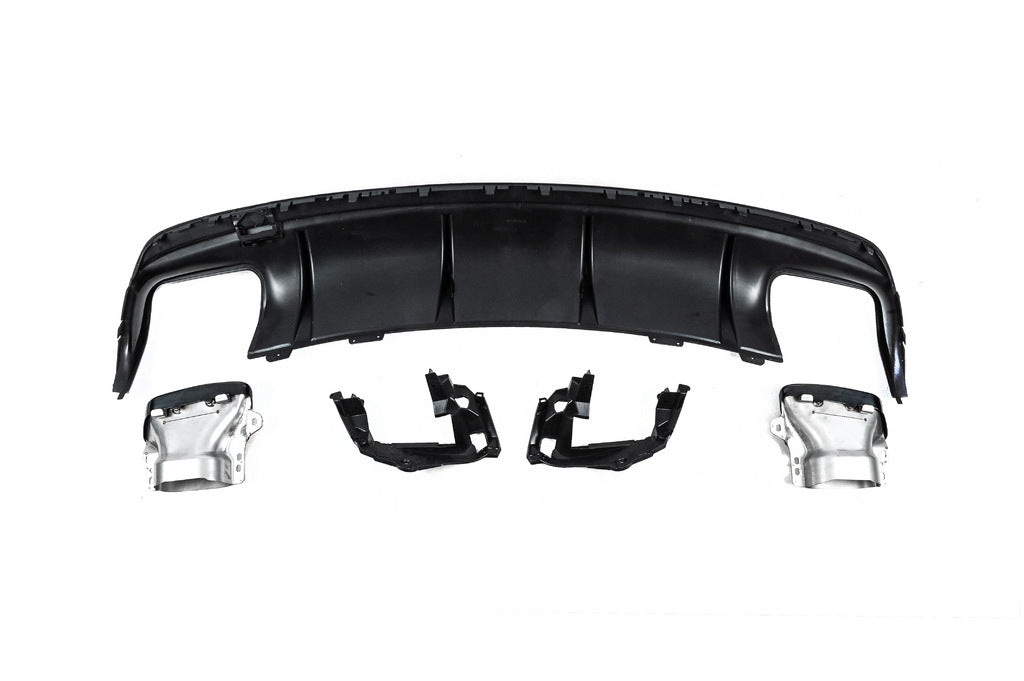 Rear Diffuser Black (CLA45 Design with Tips) for Mercedes CLA C117 2013-2019 - image 5