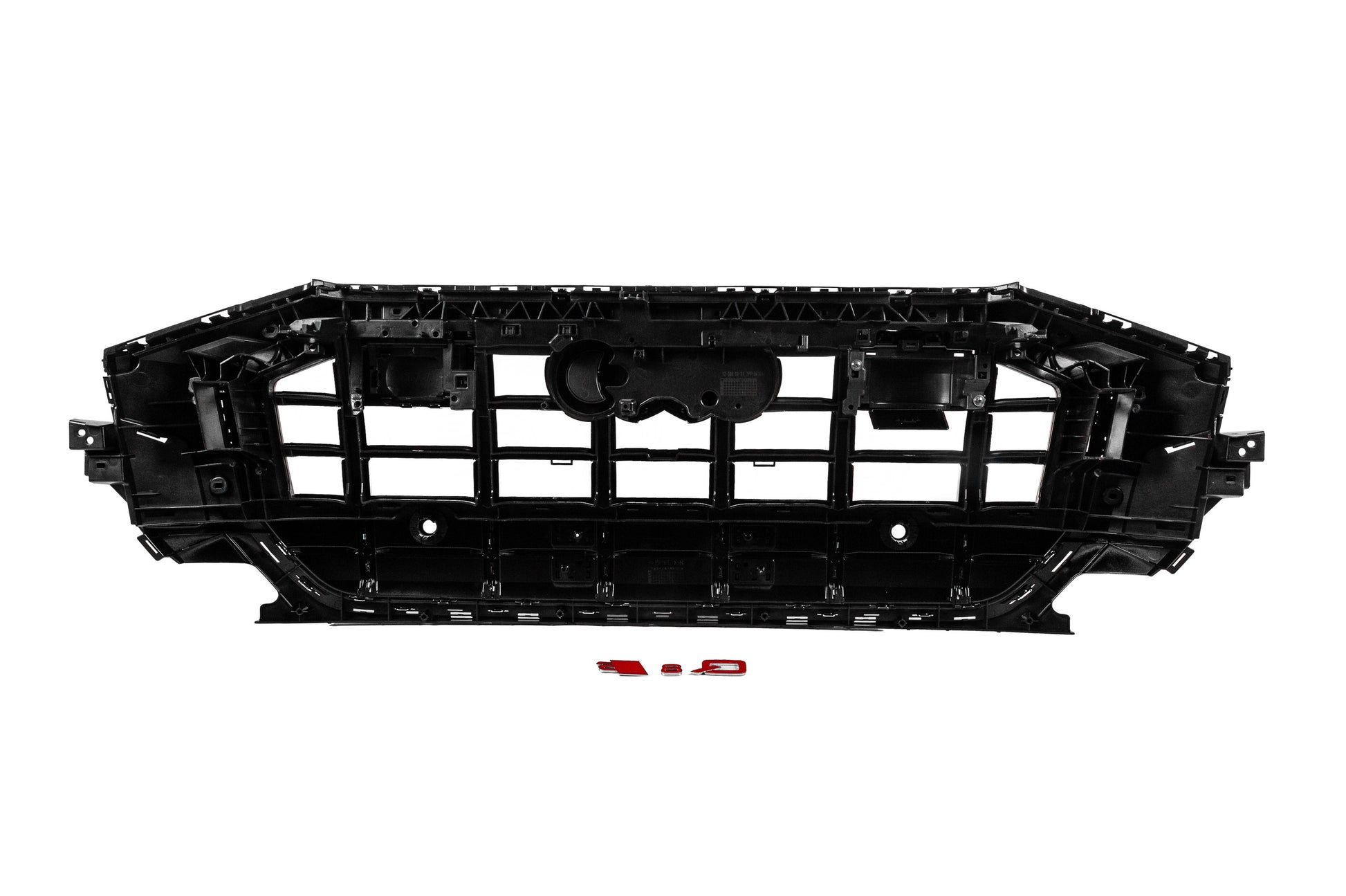 Front Grille SQ-Style (2018-2023, black with chrome) for Audi Q8 2018- - image 4