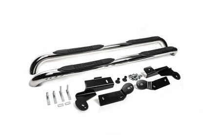 Side pipes for long base L 169.5 cm (76mm, 2 pcs, stainless steel) for Toyota Rav 4 2006-2013 - Reelken Auto