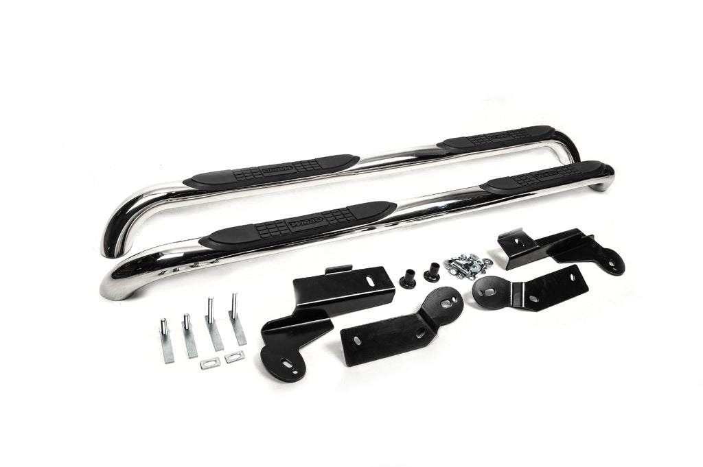 Side bars for long wheelbase L 169.5 cm (76mm, 2 pcs, stainless steel) for Toyota Rav 4 2006-2013 - image 5