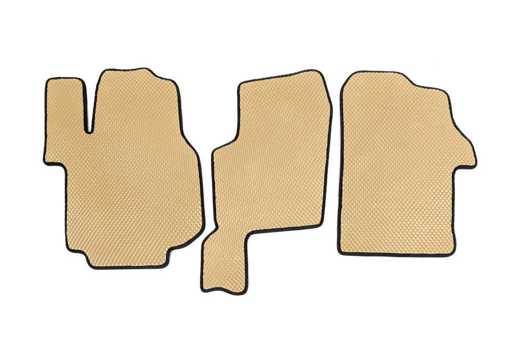 Mats 2016-2023 (3pcs, EVA, Beige) for Volkswagen Crafter 2016- - Reelken Auto