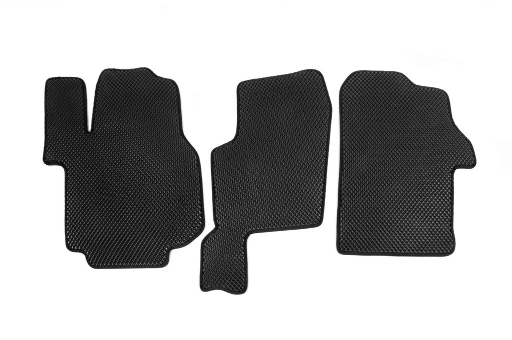 Floor Mats 2016-2023 (3pcs, EVA, Black) for Volkswagen Crafter 2016- - image 1