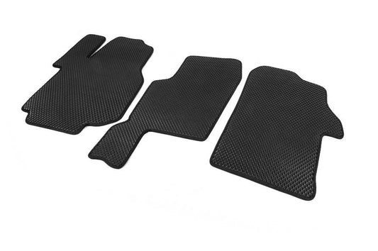 Floor mats 2016-2023 (3pcs, EVA, Black) for Volkswagen Crafter 2016- - Reelken Auto