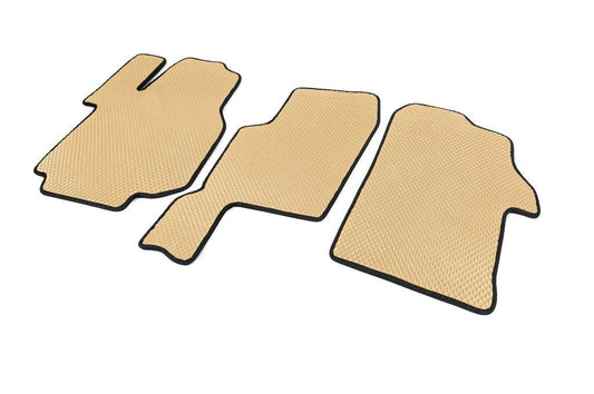 Mats 2016-2023 (3pcs, EVA, Beige) for Volkswagen Crafter 2016- - Reelken Auto