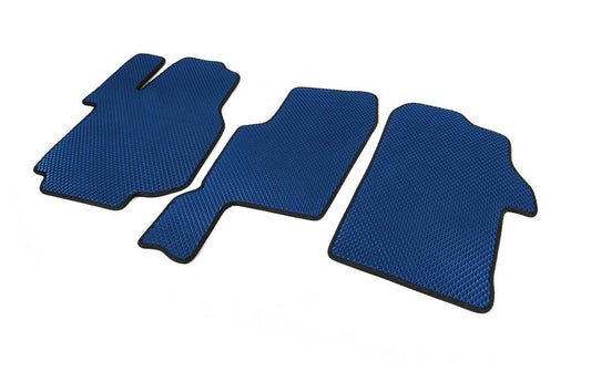 Floor mats 2016-2023 (3pcs, EVA, Blue) for Volkswagen Crafter 2016- - Reelken Auto