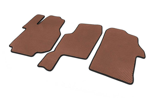Mats 2016-2023 (3pcs, EVA, Brown) for Volkswagen Crafter 2016- - Reelken Auto