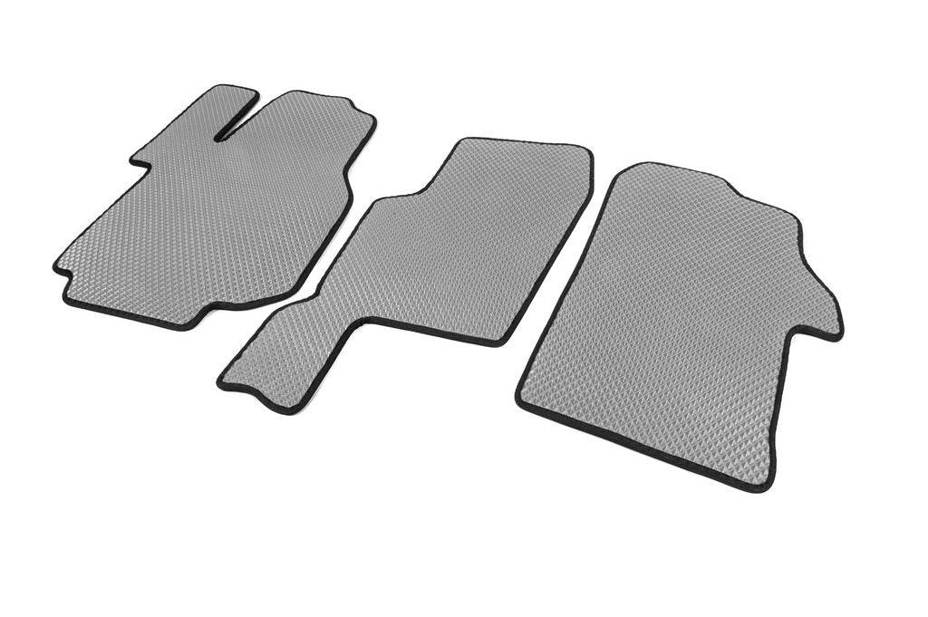 Floor mats 2016-2023 (3pcs, EVA, Gray) for Volkswagen Crafter 2016- - Reelken Auto