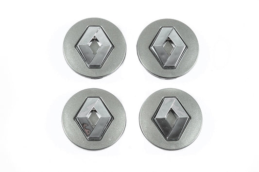 Grey wheel center caps 5884 (56mm to 52mm, 4 pcs) for Renault - image 2