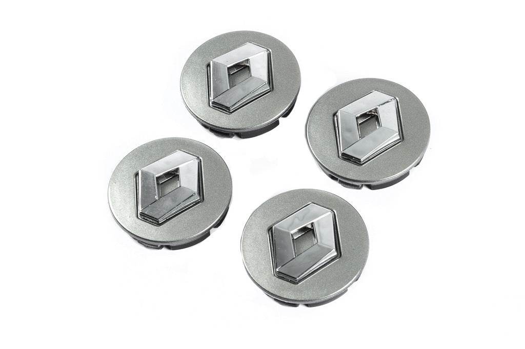 Wheel caps gray 5884 (56mm by 52mm, 4 pcs.) for Renault - Reelken Auto
