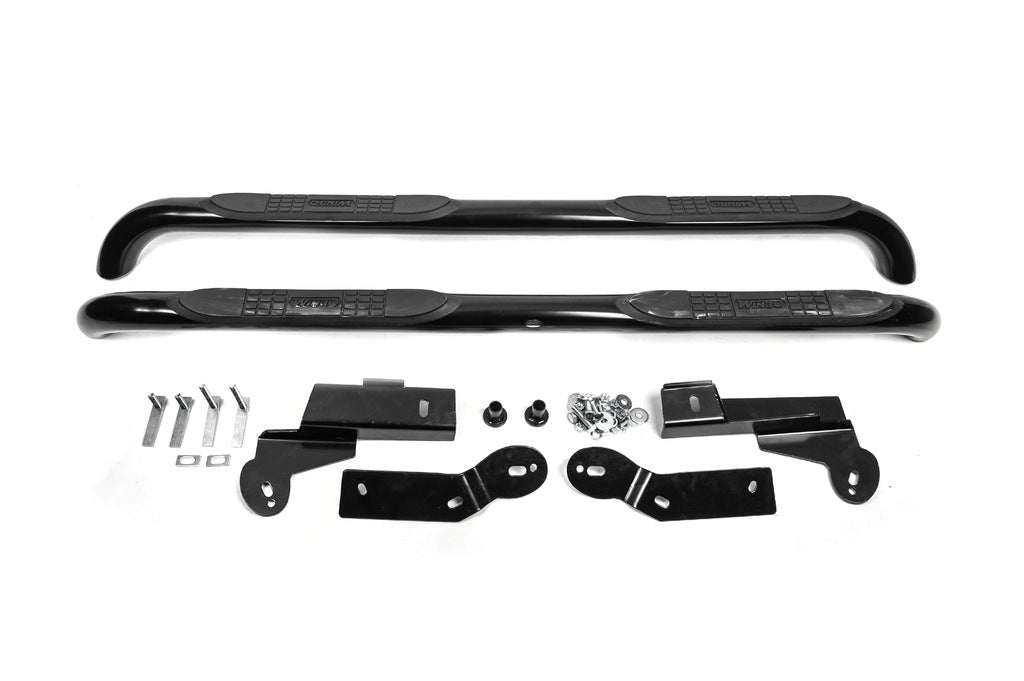 Side tubes for long wheelbase L 169.5 (2 pcs, Black) for Toyota Rav 4 2006-2013 - image 1