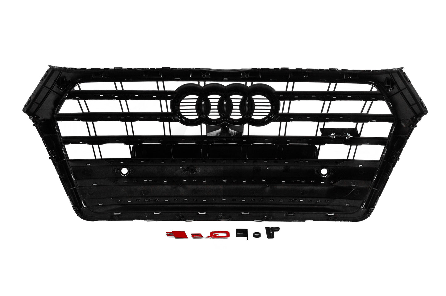 Front Grille SQ-Style (2017-2020, black) for Audi Q5 2017-2025 - image 4