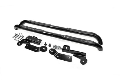 Side pipes for long base L 169.5 (2 pcs., Black) for Toyota Rav 4 2006-2013 - Reelken Auto