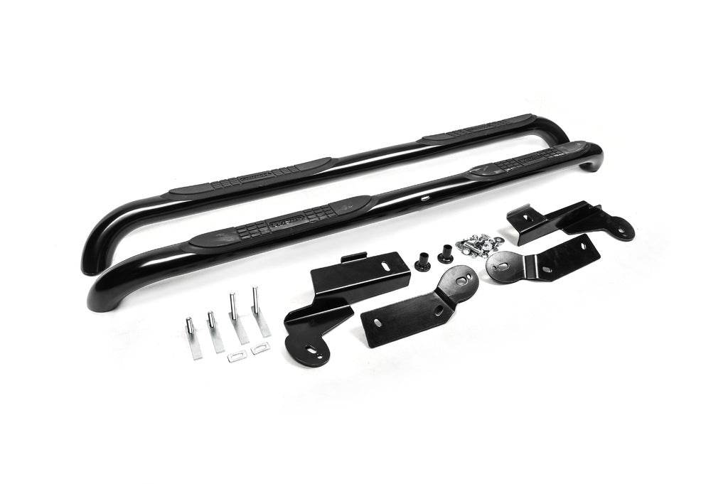 Side pipes for long base L 169.5 (2 pcs., Black) for Toyota Rav 4 2006-2013 - Reelken Auto