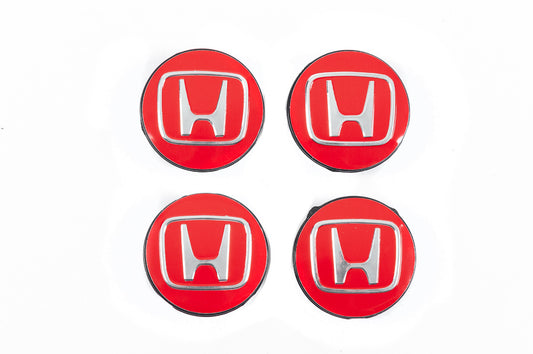 Wheel center caps 56/52 mm 7729A (4 pcs) for Honda - image 2