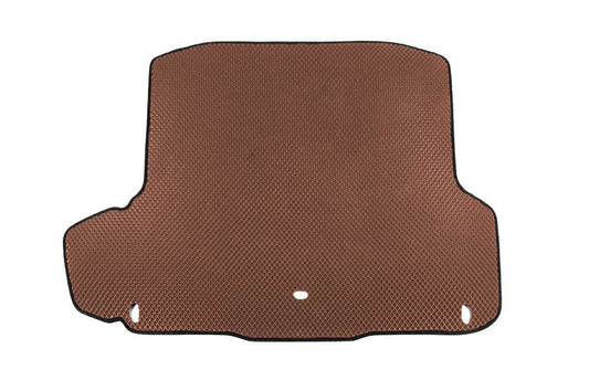 Trunk mat (SW) (with ears) (EVA, Brown) V-1 for Skoda Octavia III A7 2013-2019 - Reelken Auto