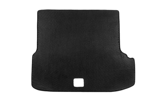 Trunk mat (SW) (with hole) (EVA, Black) V-2 for Skoda Octavia III A7 2013-2019 - Reelken Auto