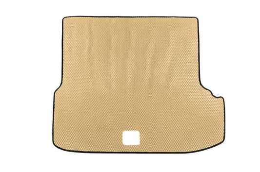 Trunk mat (SW) (with hole) (EVA, Beige) V-2 for Skoda Octavia III A7 2013-2019 - Reelken Auto