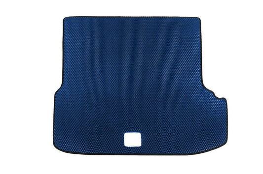 Trunk mat (SW) (with hole) (EVA, Blue) V-2 for Skoda Octavia III A7 2013-2019 - Reelken Auto